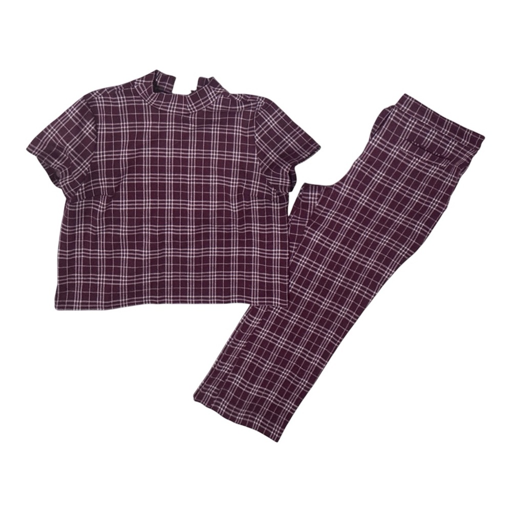 Plaid two-piece Women’s set